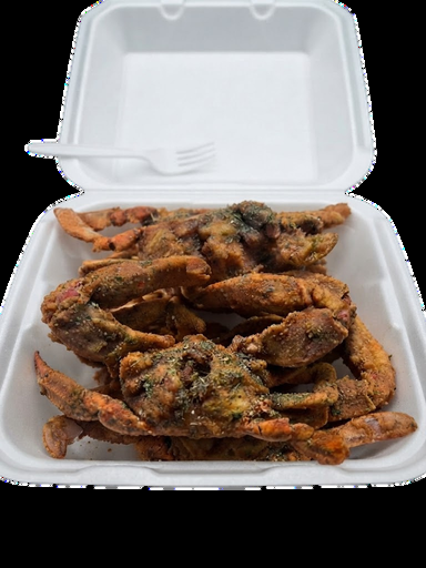 Fried crabs to go container